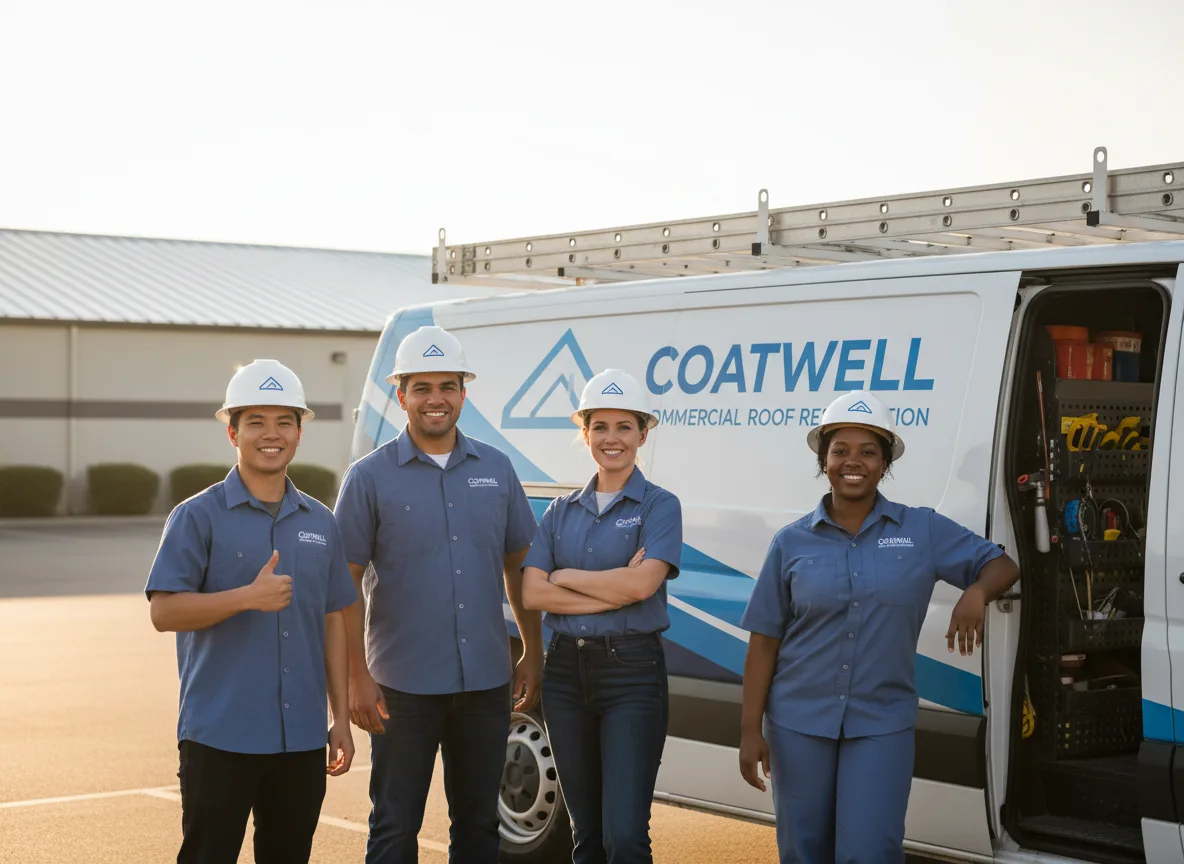 Commercial roof coating company in Marks, MS